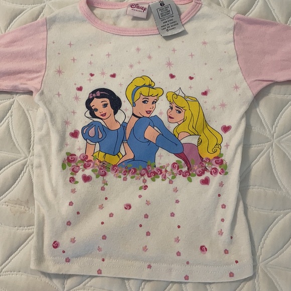 1990’s Disney princesses pajamas pjs girls size 6 Cinderella Snow White - Picture 2 of 16